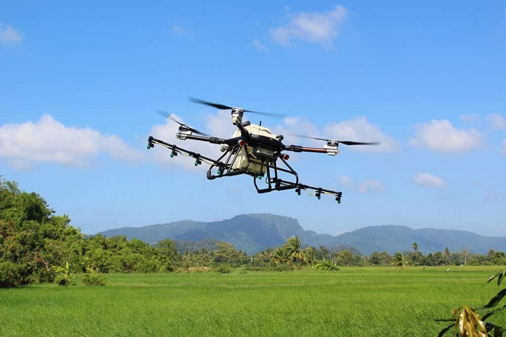 Drone use for Irrigation managing and monitoring